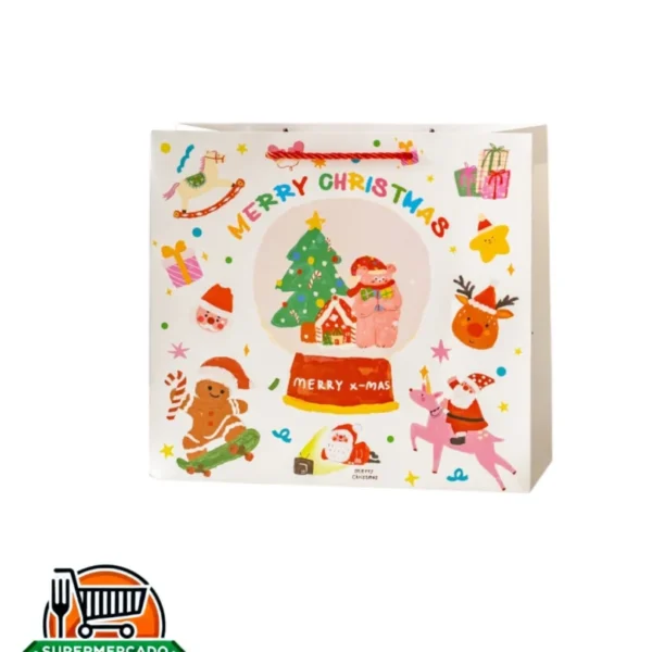 Bolsa de regalo de navidad mediana #3