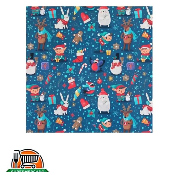 Papel de regalo navideño #4