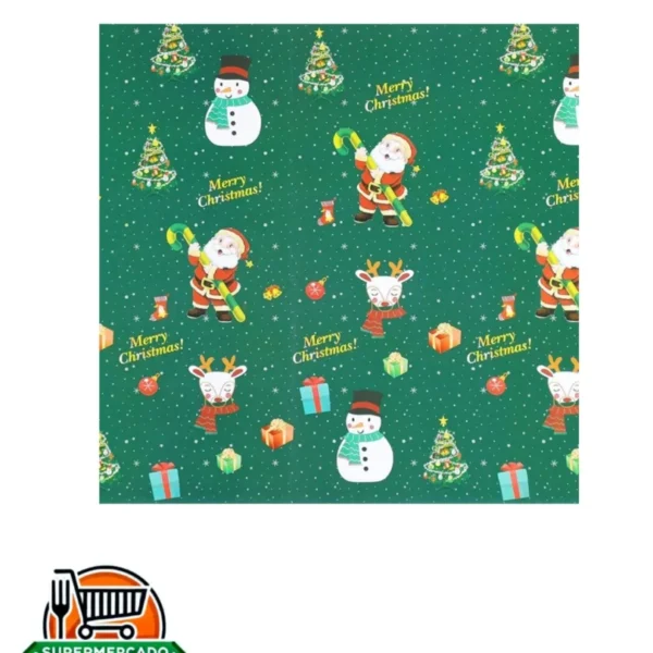 Papel de regalo navideño #1