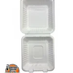 Contenedor Ezserv Bio Almeja 8" de Bagazo de caña (unidad/paquete)
