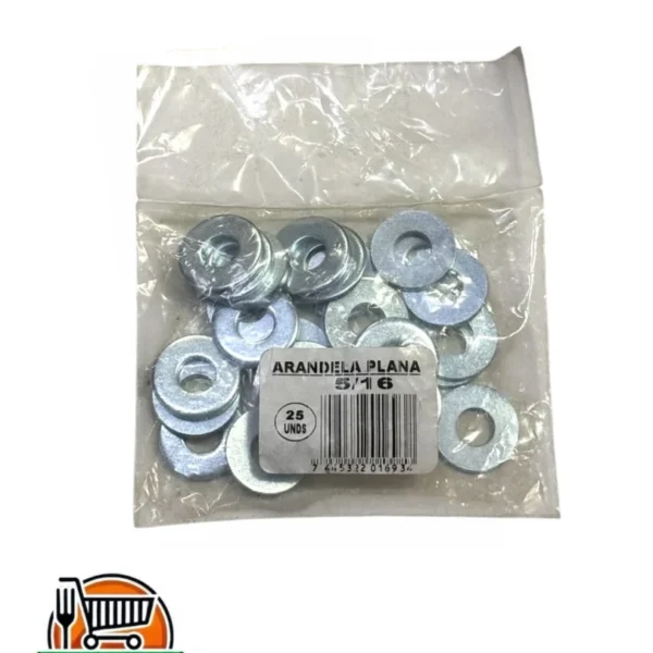 Set 25 arandelas planas 5/16"