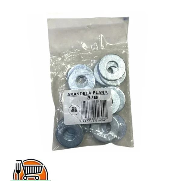 Set 25 arandelas planas 3/8"