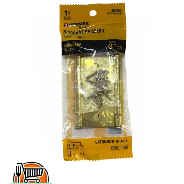 Bisagra 3x3 HERMEX