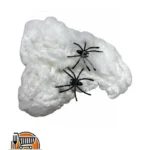 Decoración de tela araña con dos arañas
