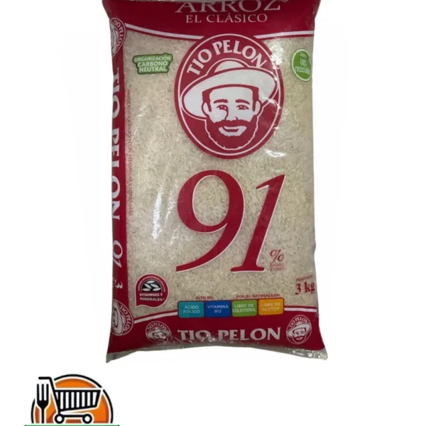 Arroz Tio Pelón 91% 3kg